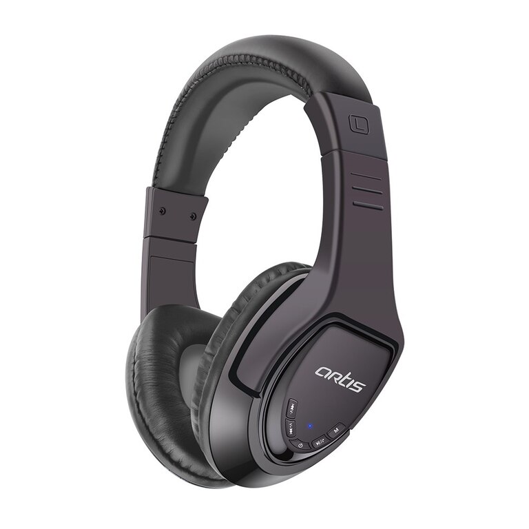 Artis Bh180m Bluetooth Headphone With Mic Fm Radio Micro Sd Card Reader Black Earphones Headphones Ak Computer Store India Ulhasnagar Maharashtra